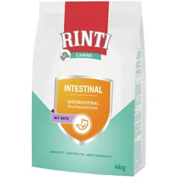 RINTI Canine Intestinal Ente/ Bauchspeicheldrüse Hundetrockenfutter Diätnahrung 4 Kilogramm