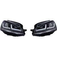 Osram Ledriving LED Scheinwerfer, Schwarz Edition als Xenonersatz zur Umrüstung auf LED, LEDHL104-BK, für Linkslenkerfahrzeuge (1 Komplett-Set)
