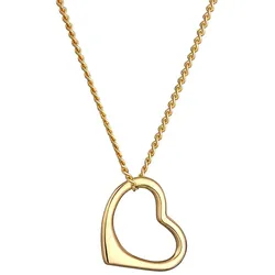 Elli PREMIUM Herz Liebe Klassisch Hochwertig 585 Gelbgold 45 Damen 