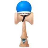 KROM Kendama POP Rubber Dunkelblau - aus zertifiziertem Buchenholz - Hohe Holzqualität - Für Anfänger und Profis - Pack : Ersatzschnur + Stickers