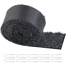 VEVOR Gummimulchrolle 18mm Unkrautmatte Unkrautvlies Gartenvlies Gehweg 3x0,11m