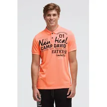 Camp David Poloshirt orange L