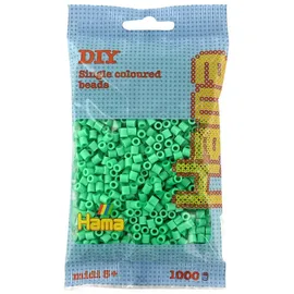 Hama Beutel mit Perlen 1000 St. hellgrün