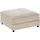 Atlantic Home Collection Hocker Valan Cord 85 x 41 x 85 cm Beige