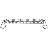 everdure - Chrom-Warmhalterost für Fusion Grill HBCE1WRACK