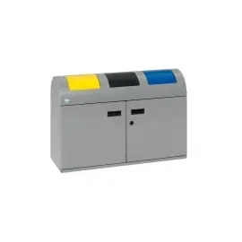 VAR Wertstoffsammler WSS 50 l Silber