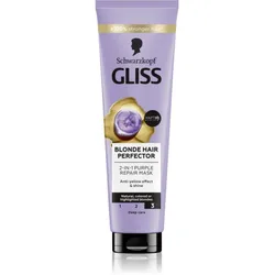 Schwarzkopf Gliss Blonde Hair Perfector regenerierende Maske für die Haare für blondiertes Haar oder Strähnchen 150 ml