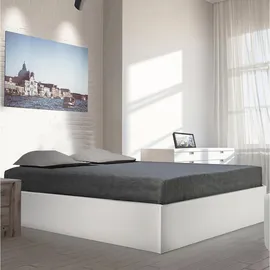 le quai des affaires Weber Industries Bettkasten weiß/ 196x147x33 cm