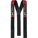 Kübler Hosenträger FOREST rot/schwarz Form 8750 Größe M