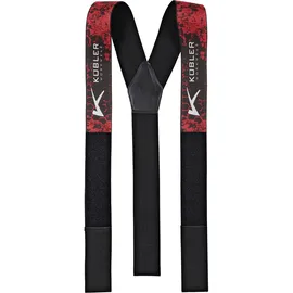 Kübler Hosenträger FOREST rot/schwarz Form 8750 Größe M