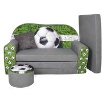 Kindersofa Football Sofa Kinderzimmersofa zum Aufklappen FORTISLINE