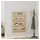 vidaXL Wand-Schuhschrank 80 x 18 x 60 cm Sonoma-Eiche