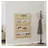 vidaXL Wand-Schuhschrank 80 x 18 x 60 cm Sonoma-Eiche