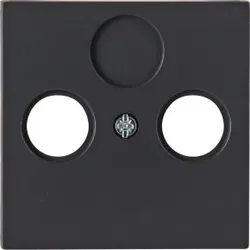 Kopp 373515187 ATHENIS - Antennen-Abdeckung TV/RF, Farbe: anthrazit