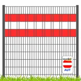 zaunzu Sichtschutz Österreich für Doppelstabmatten Volle Streifenbreite