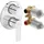 Duravit D-Code Einhebelmischer Unterputz Set, 2 Verbraucher, DC5210008010
