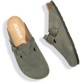 ROHDE Damen Pantolette, blau(jeans (55)), Gr. 36 - Blau - 36