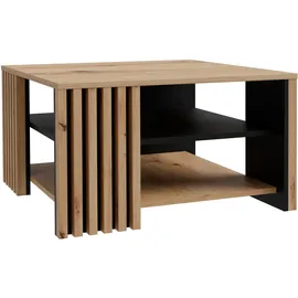 Forte Cardigan Schwarz Eiche 80 x 45 x 80 cm