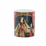 Glas Kaffeebecher »Die Dame mit dem Einhorn«.