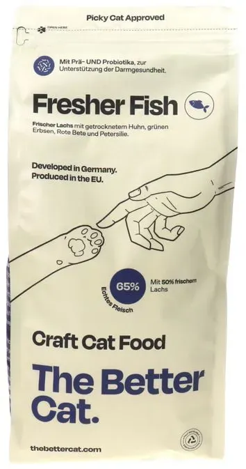 The Better Cat Trockenfutter aus frischem Lachs