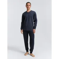 Tom Tailor Schlafanzug »Milos«, Gr. 48S, blau-dunkel-uni, , 43842953-48