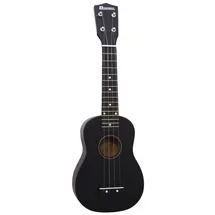 Dimavery UK-200 Ukulele, Sopran, schwarz