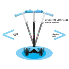 Jamara KickLight Scooter Blau