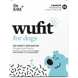 Dr. SAM wufit Dogs - Wurmkur sekundierende Tabletten für Hunde, 100% pflanzlich, als Unterstützung der natürlichen Magen-Darm-Funktion, für Hunde von 20-40kg (3-Monatspackung)