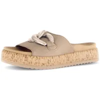 Gabor Damen Pantolette in beige,