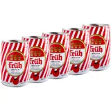 5 x 5-l-Bierfass Früh Kölsch mit Zapfhahn, Pfandfrei