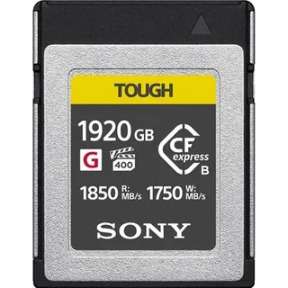 Sony TOUGH CEB-G Series R1850/W1750 CFexpress Type B 1.92TB (CEB-G1920T)