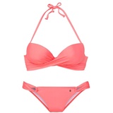 s.Oliver Push-Up-Bikini, Damen peach, Gr.40 Cup B,