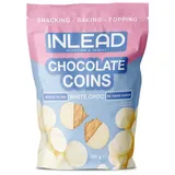 Inlead Chocolate Coins, 150 g Beutel, White Choc