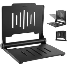 Vevor Klappbarer Duschsitz zur Wandmontage mit Rückenlehne 496 x 417 mm 180 kg belastbar
