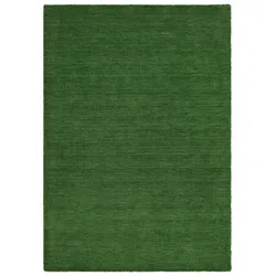 THEKO Wollteppich "Gabbeh Uni, Handweb Teppich, meliert, reine Wolle, handgewebt", rechteckig, 14 mm Höhe, Schlafzimmer, Wohnzimmer, Esszimmer, auch als Läufer oder rund