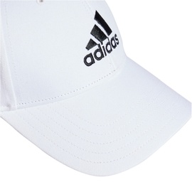 adidas Baseball Cap Baseballkappe, Weiß Schwarz, OSFM, Unisex-Adult