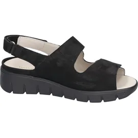 WALDLÄUFER Sandale schwarz 38