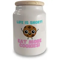 Speecheese Life is short! Eat more Cookies! Keksdose aus