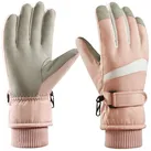 BTTO Skihandschuhe Fahrrad Handschuhe Skihandschuhe für Männer und Frauen im Winter Winterhandschuhe Ski Wasserdicht rosa