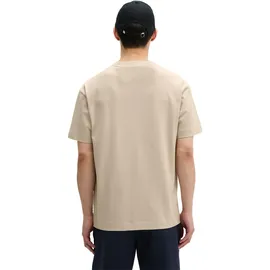 Marc O'Polo T-Shirt MARC O'POLO "aus schwerem Bio-Baumwoll-Jersey", Jungen, Gr. XL, light oat, Obermaterial: 100% Baumwolle, unifarben, Basic, loose fit, Shirts T-Shirt