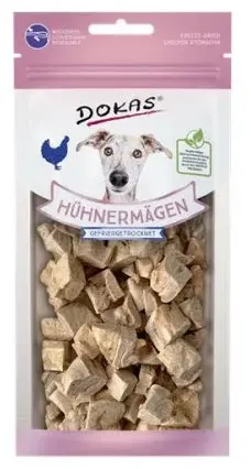 Dokas Snack Hühnermägen gefriergetrocknet 20g