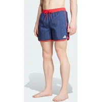 Adidas Tom Daley Badeshorts mediterranes Blau|hellrot M