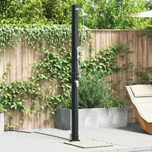 vidaXL Solardusche Schwarz 217 cm