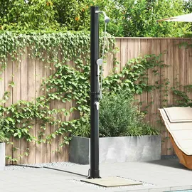 vidaXL Solardusche Schwarz 217 cm