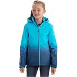 KILLTEC Funktionsjacke Mädchen Lynge GRLS JCKT E - Mädchenjacke mit Kapuze und Schneefang - Kinderjacke - Skijacke ist wasserdicht, azur, 176