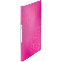 Leitz Sichtbuch WOW A4, PP, 20 Hüllen, pink