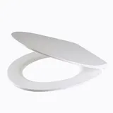 Toilettendeckel mit Absenkautomatik, Universal wc Sitz mit Schnellverschluss, Antibakteriell Klodeckel aus Duroplast, Klobrille Einfache Montage und