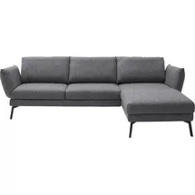 Schöner Wohnen Ecksofa "Spin, Multifunktionssofa, bequem und hochwertig verarbeitet, L-Form", grau (anthrazit), B:329cm H:87cm T:224cm, 54% Polyacryl, 46% Polyester, SCHÖNER WOHNEN-KOLLEKTION, Sofas, Ecksofa, Drehsitz-Funktion, USB-Anschluss, Armlehnfunktion,