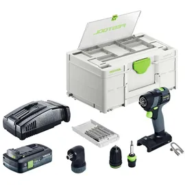 Festool Akku-Bohrschrauber TXS 18-Basic-Set inkl. 1 x 4,0 Ah + Schnellladegerät + Systainer