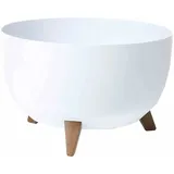 Siena Garden Oslo Ø 40 x 26,5 cm Weiß